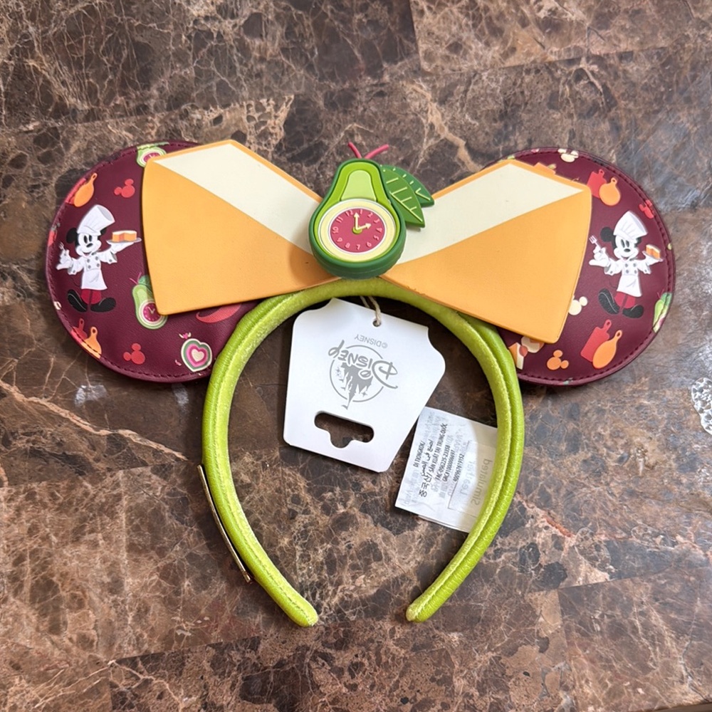 Disney Headband with Orange and Green Accents